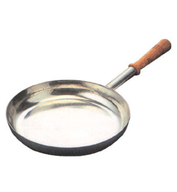 Frypan with Wooden Handle