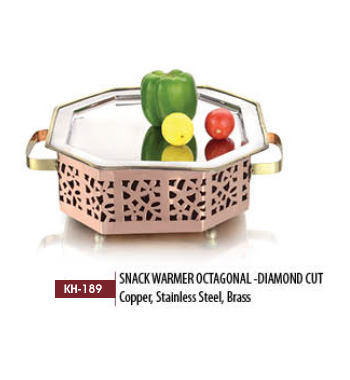 Snack Warmer Octagonal- Diamond Cut 